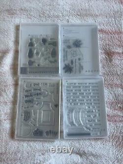 Stampin Up Lot Set of 31 Holiday, Sayings, Floral & More All Opened Unused