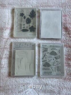 Stampin Up Lot Set of 31 Holiday, Sayings, Floral & More All Opened Unused