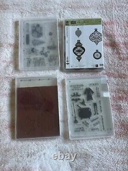 Stampin Up Lot Set of 31 Holiday, Sayings, Floral & More All Opened Unused