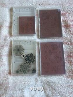 Stampin Up Lot Set of 31 Holiday, Sayings, Floral & More All Opened Unused