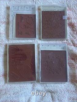 Stampin Up Lot Set of 31 Holiday, Sayings, Floral & More All Opened Unused