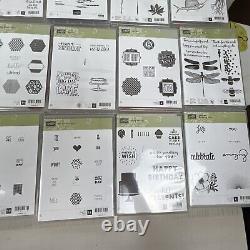 Stampin Up Lot Set of 36 Christmas Halloween Thank You & More Huge Lot