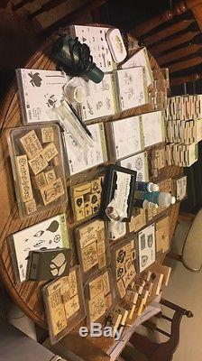 Stampin Up Lot! Sets, Ink, New, Stamps, Embossing And Embossing Gun