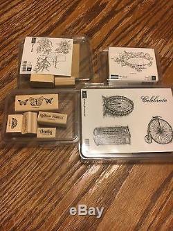 Stampin Up Lot! Sets, Ink, New, Stamps, Embossing And Embossing Gun