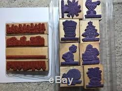 Stampin' Up! Lot. Stamp Sets, Punches, and Wheels. HOLIDAYS