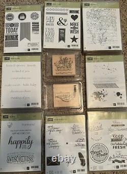 Stampin' Up Lot if 28 Sets Used