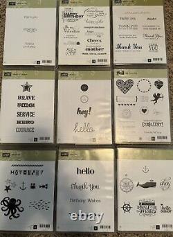 Stampin' Up Lot if 28 Sets Used