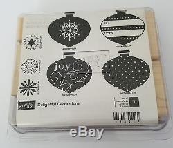 Stampin Up Lot of 10 Unmounted Stamp Sets Christmas Theme, Friendship, Enjoy