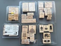 Stampin Up Lot of 12 Stamp Sets New and Used SHIPS FREE