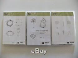 Stampin Up Lot of 15 Clear Stamp Sets Hearts Friends Never Fade Faith in Nature