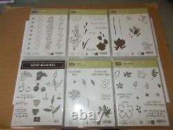 Stampin'Up Lot of 16 mixed theme photopolymer stamp sets BRAND-NEW