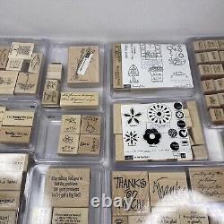 Stampin' Up! Lot of 18 Rubber Stamp Sets Assorted Themes Some NewithUnused