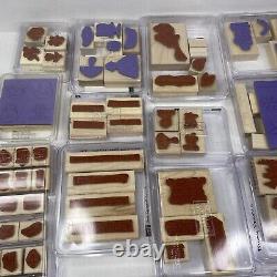 Stampin' Up! Lot of 18 Rubber Stamp Sets Assorted Themes Some NewithUnused