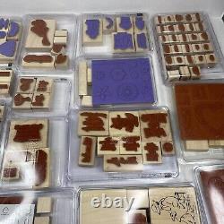 Stampin' Up! Lot of 18 Rubber Stamp Sets Assorted Themes Some NewithUnused