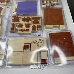 Stampin' Up! Lot of 18 Rubber Stamp Sets Assorted Themes Some NewithUnused