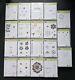 Stampin' Up Lot of 19 Sets of Cling Stamps Photopolymer & Rubber in Cases