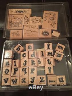 Stampin'Up Lot of 20 Sets of Stamps GREAT CONDITION