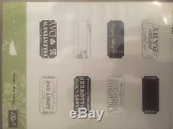 Stampin' Up! Lot of 24 Stamp sets NEW and USED (additional photos avail)