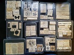 Stampin Up Lot of 245 stamps (35 sets) Oh, the card making possibilities