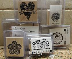 Stampin' Up, Lot of 28 sets, Mounted and Unmounted- Never Used