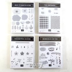 Stampin' Up Lot of 38 Poly & Rubber Cling Stamp Sets NEW