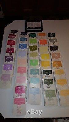 Stampin Up Lot of 40 Different Colors Water-based Ink Pads Set + Stampin' Scrub