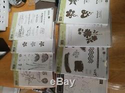 Stampin' Up Lot of 43 Clear Mount Stamp Sets