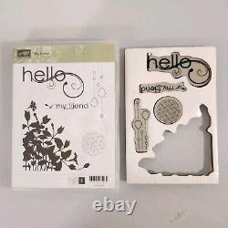 Stampin' Up Lot of 48 Poly & Rubber Cling Stamp Sets 4 Incomplete