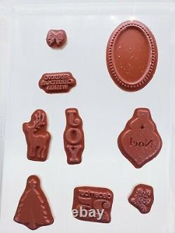 Stampin' Up Lot of 8 Mixed Stamp Sets Confetti, Merry Little Christmas, +