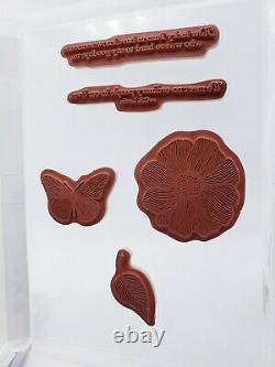 Stampin' Up! Lot of 8 Mixed Stamp Sets Take a Spin Joy to the World, Just Sayin