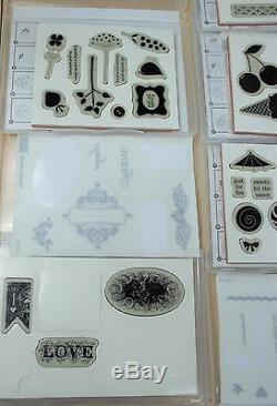 Stampin' Up! Lot of Retired Stamp Sets