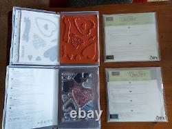 Stampin Up Lots Of Heart Stamp Sets, Dies, Punch, DSPs, Embellishments NewithUnuse
