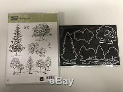 Stampin' Up Lovely as a Tree Clear Mount Stamp Set & Matching Unbranded Dies NEW