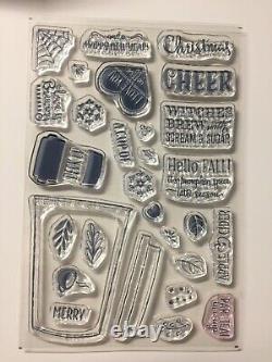 Stampin' Up! MERRY CAFE & COFFEE CAFE Stamp Sets, DIES, 24 Pcs DSP #335