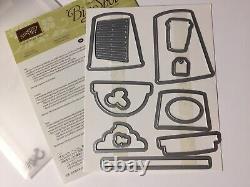 Stampin' Up! MERRY CAFE & COFFEE CAFE Stamp Sets, DIES, 24 Pcs DSP #335