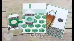 Stampin' Up! MERRY CAFE & COFFEE CAFE Stamp Sets, DIES, 24 Pcs DSP #335