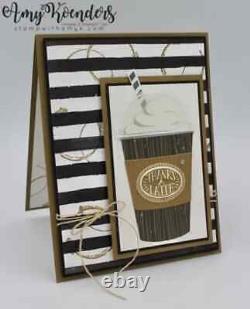 Stampin' Up! MERRY CAFE & COFFEE CAFE Stamp Sets, DIES, 24 Pcs DSP #335