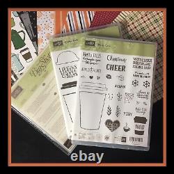 Stampin' Up! MERRY CAFE, COFFEE CAFE Stamp Sets, DIES, 3 STYLES DSP NEW #2