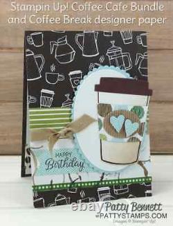 Stampin' Up! MERRY CAFE, COFFEE CAFE Stamp Sets, DIES, 3 STYLES DSP NEW #2