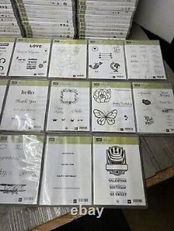 Stampin Up Massive Lot of 95 Sets Of Around 950 Pieces With Many Unused