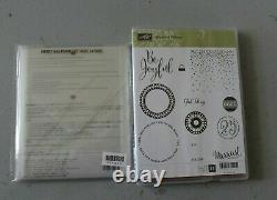 Stampin' Up! Merriest Wishes Stamp Set + Merry Tags Framelits NEW Retired Bundle