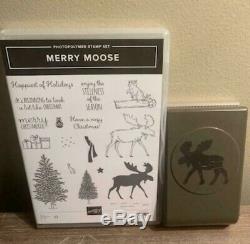 Stampin Up! Merry Moose Stamp Set & Moose Punch