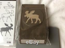 Stampin Up! Merry Moose-photopolymer stamp set & Moose Punch-NEW