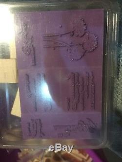 Stampin Up Mystery Retired Stamp Sets Huge Lot Apx 97 Sets