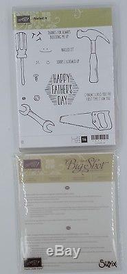 Stampin' Up! NAILED IT Stamp Set & BUILD IT Framelits Dies- New