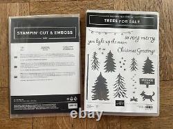 Stampin' Up NEW, TREES FOR SALE Stamp Set & TREE LOT DIES Bundle