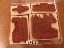 Stampin Up NOBLE DEER Trees Retired 2004 Incomplete Set