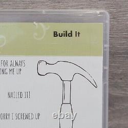 Stampin Up Nailed It 16 Cling Stamp and Die Set 143077