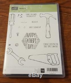 Stampin Up Nailed It Rubber Stamp Set New & Matching Framelits Used Once