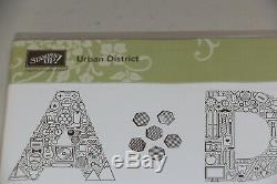 Stampin' Up! Nailed It & Urban District Stamp Sets & Framelits Bundle Masculine